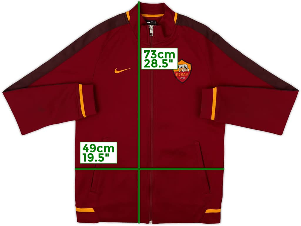 2015-16 Roma Nike Track Jacket - 8/10 - (S)