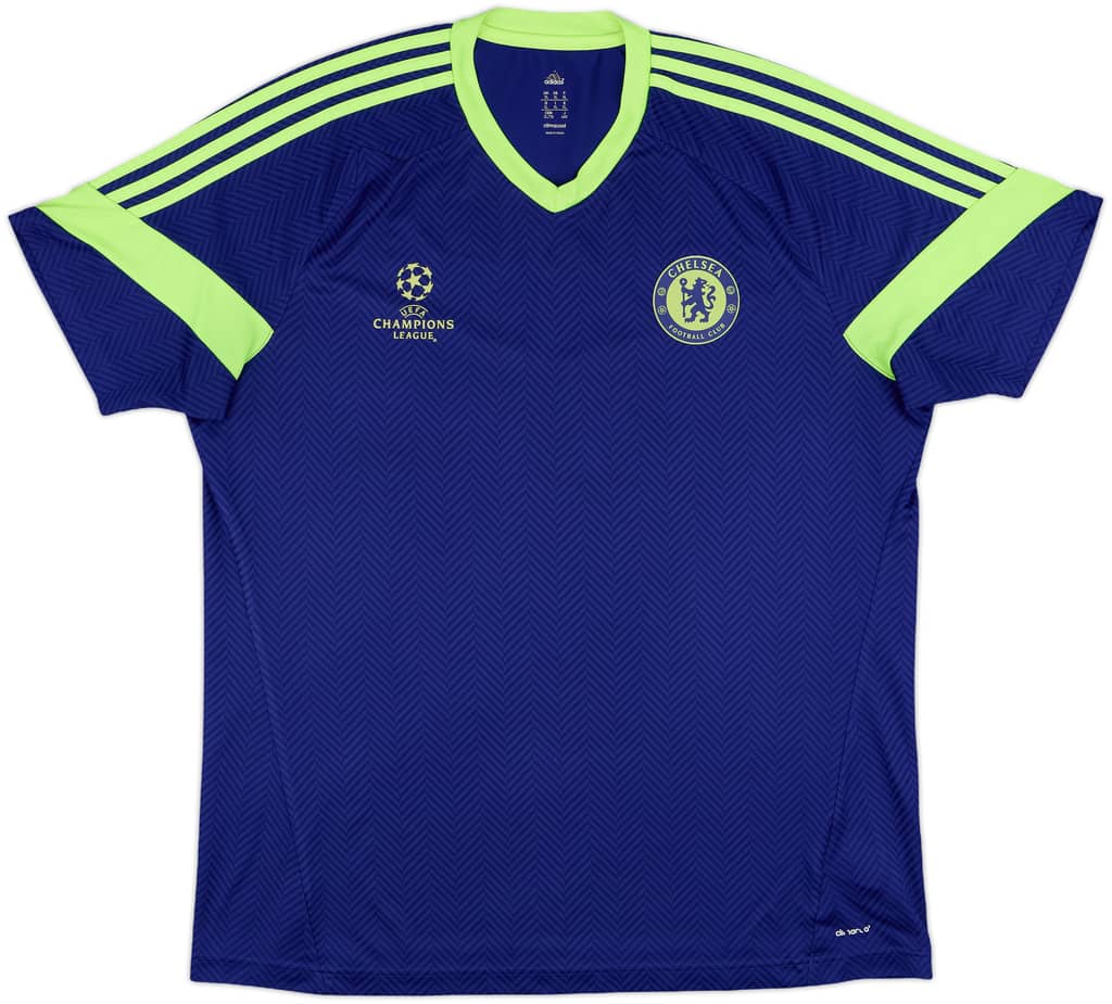 2014-15 Chelsea CL adidas Training Shirt - 9/10 - (XL)