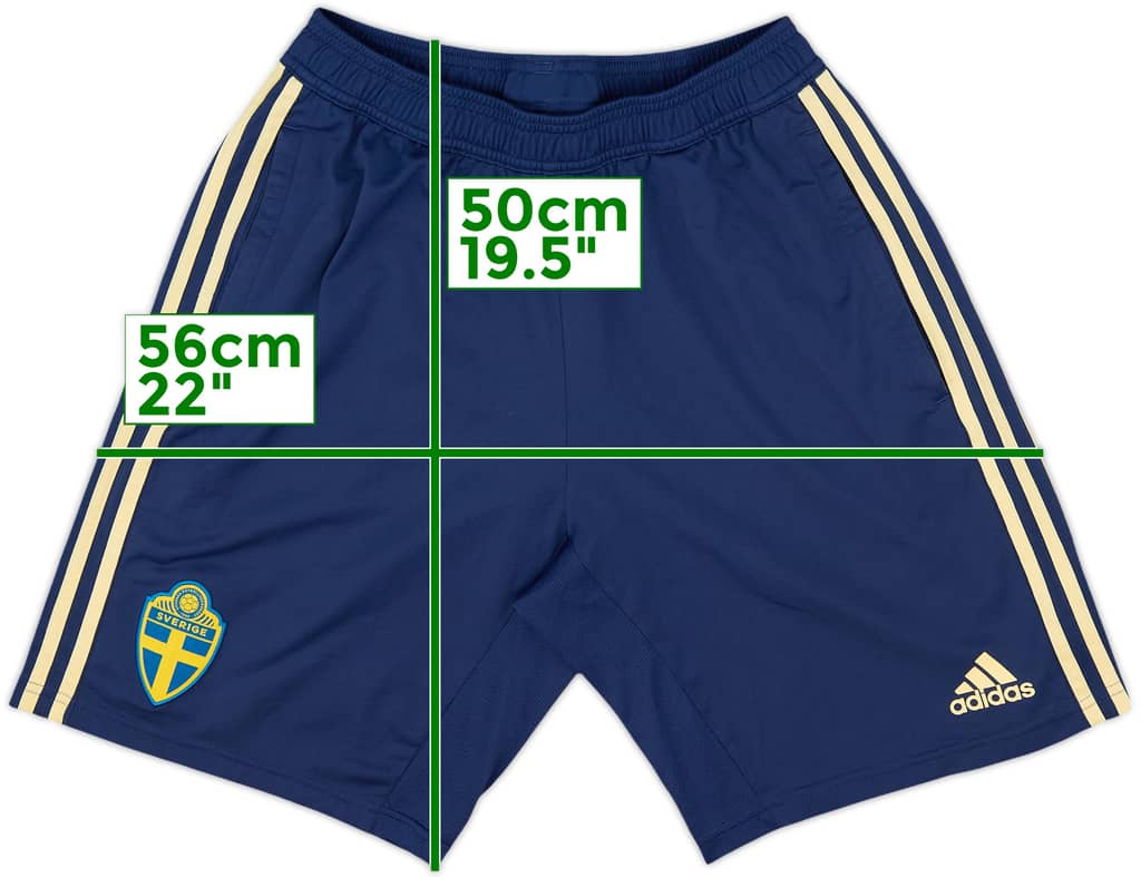 2018-20 Sweden adidas Training Shorts - 9/10 - (M)