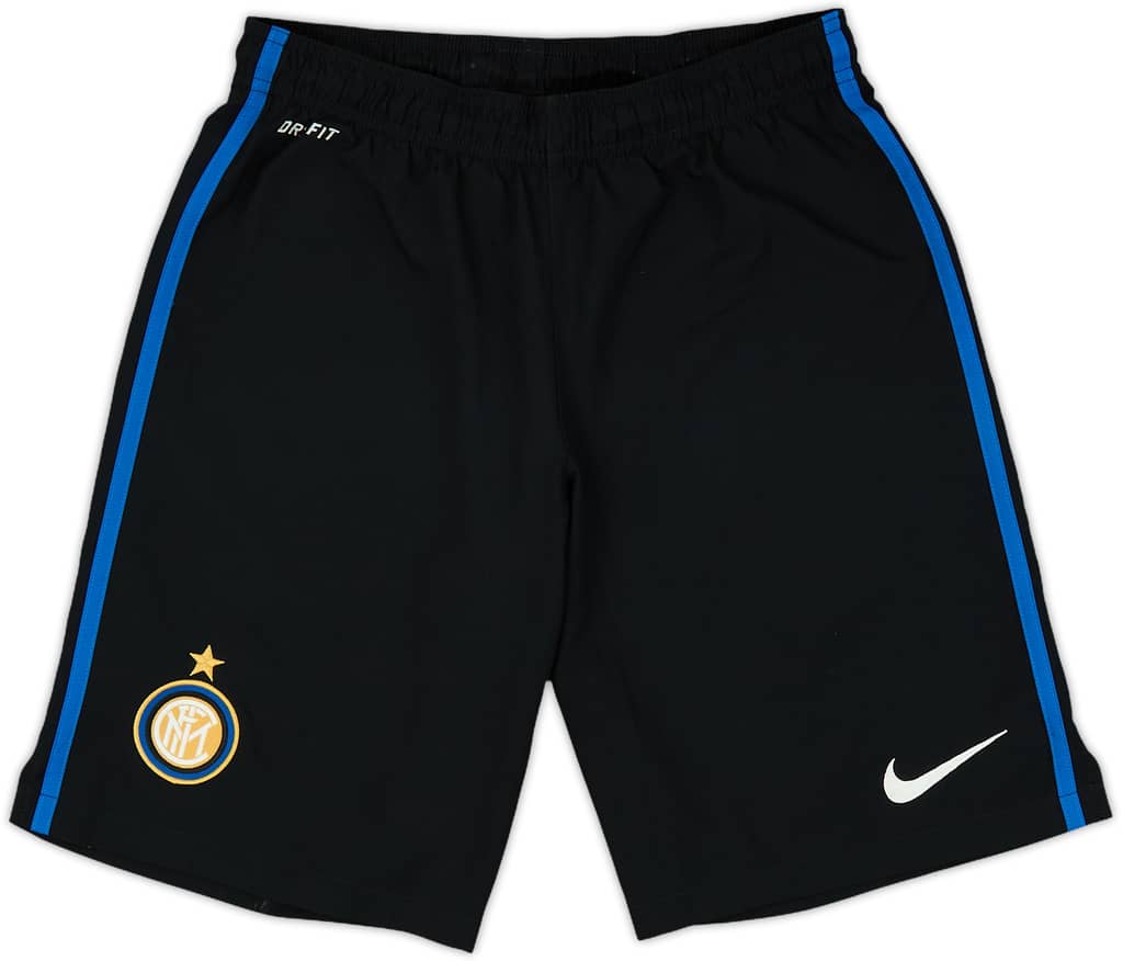 2014-15 Inter Milan Home Shorts - 9/10 - (S)