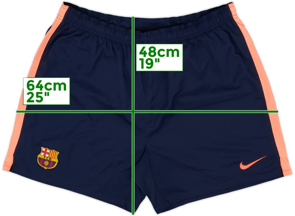 2009-10 Barcelona Away Shorts - 9/10 - (XL)