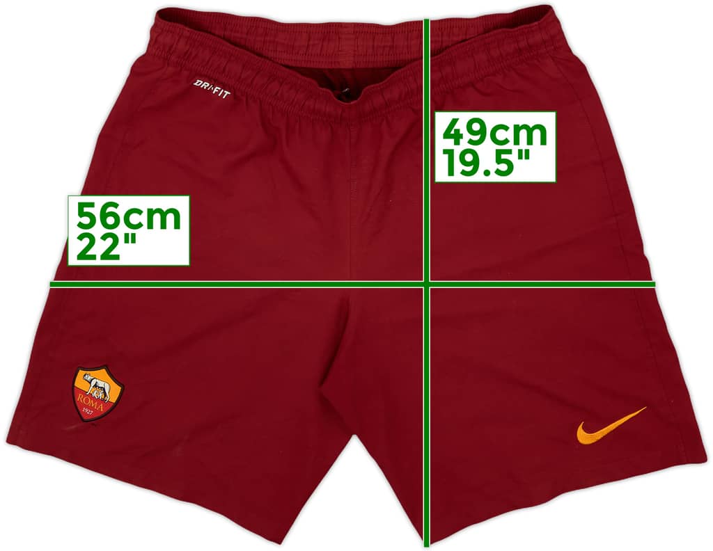 2014-15 Roma Away Shorts - 9/10 - (M)