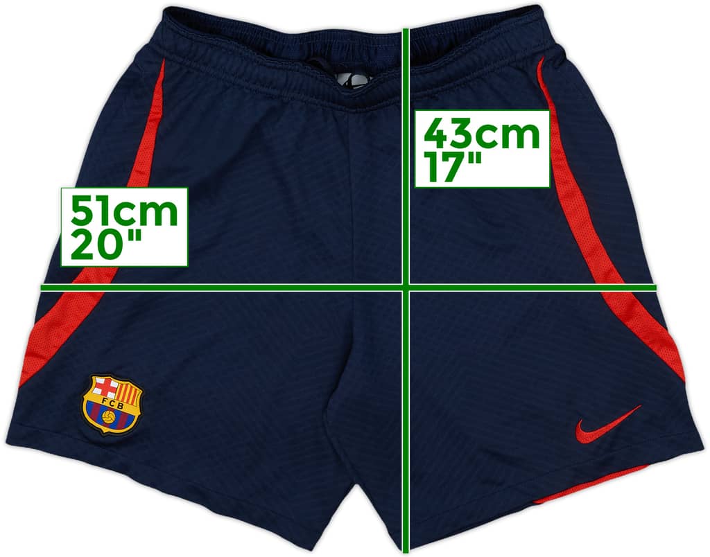 2022-23 Barcelona Nike Training Shorts - 9/10 - (M)