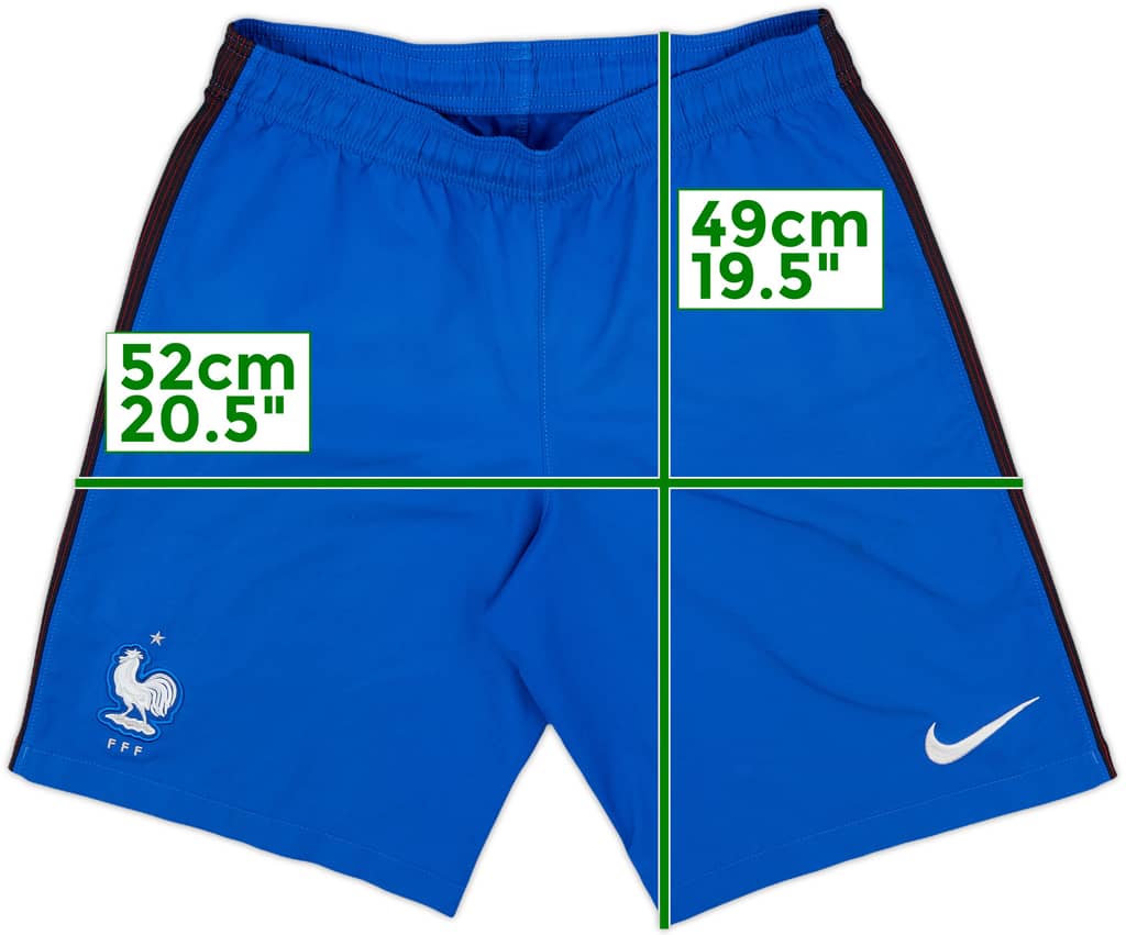 2016-17 France Home Shorts - 7/10 - (S)