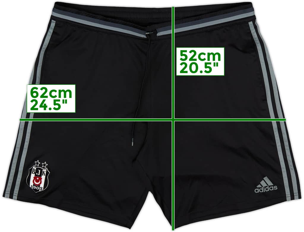 2015-16 Besiktas adidas Training Shorts - 9/10 - (XL)