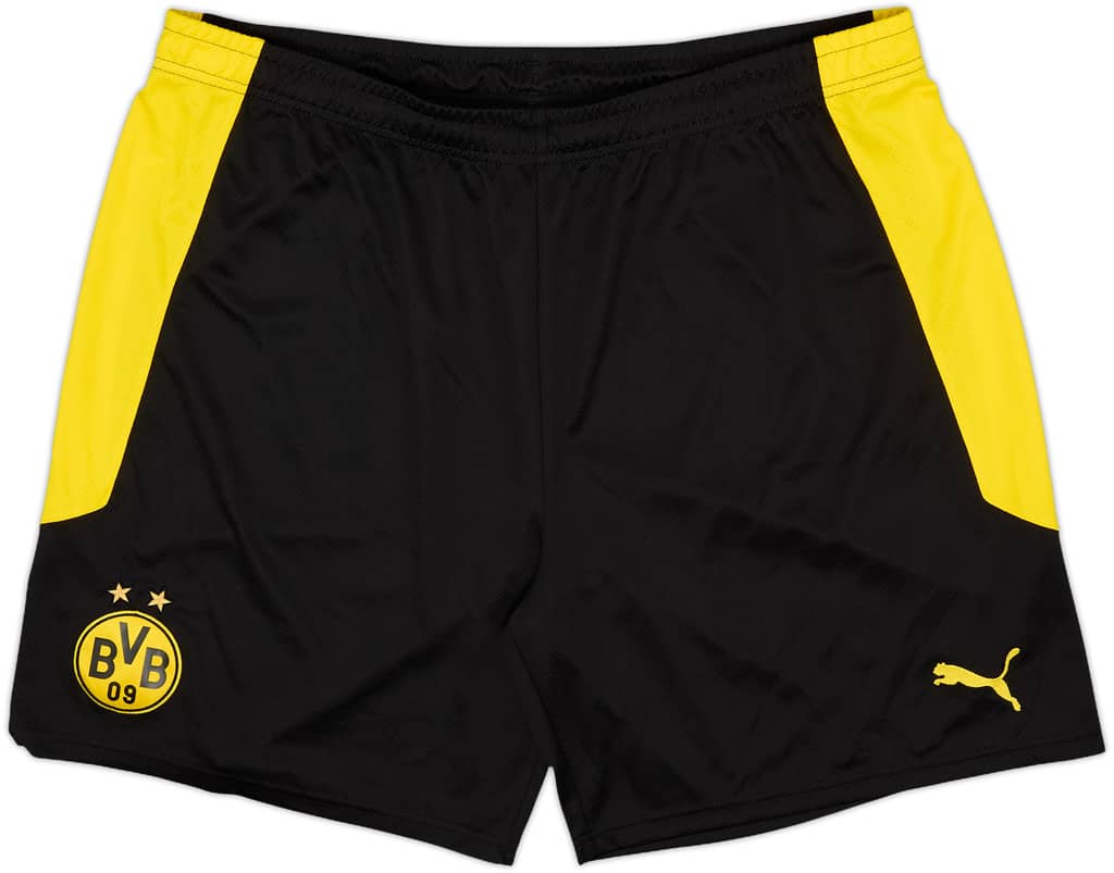 2020-21 Borussia Dortmund Home Shorts - 9/10 - (XXL)