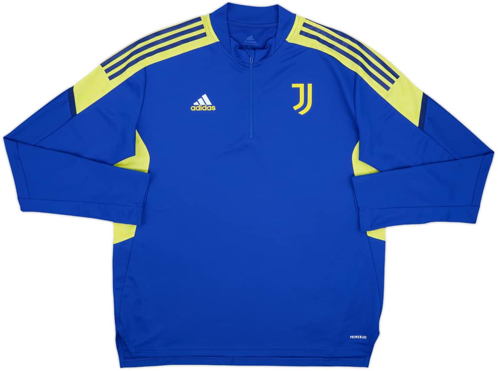 2021-22 Juventus adidas 1/4 Zip Drill Top - 10/10 - (XL)