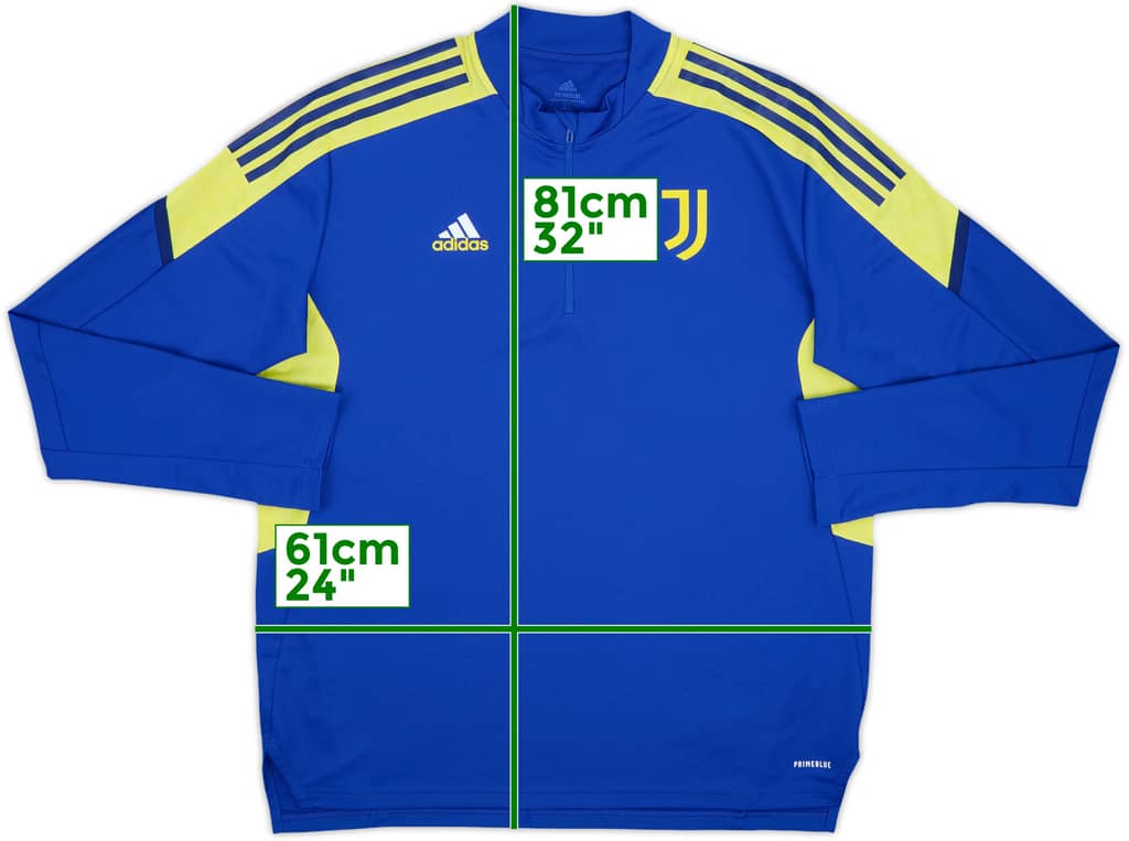 2021-22 Juventus adidas 1/4 Zip Drill Top - 10/10 - (XL)
