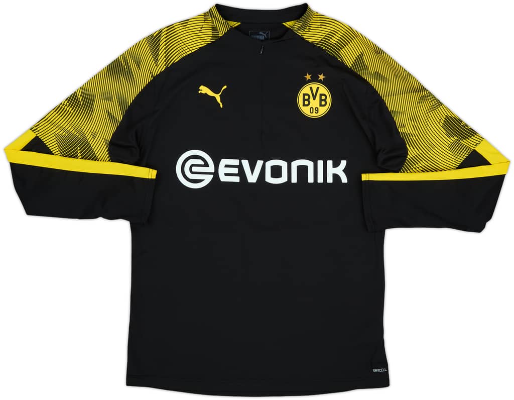 2019-20 Borussia Dortmund Puma 1/4 Zip Drll Top - 8/10 - (L)
