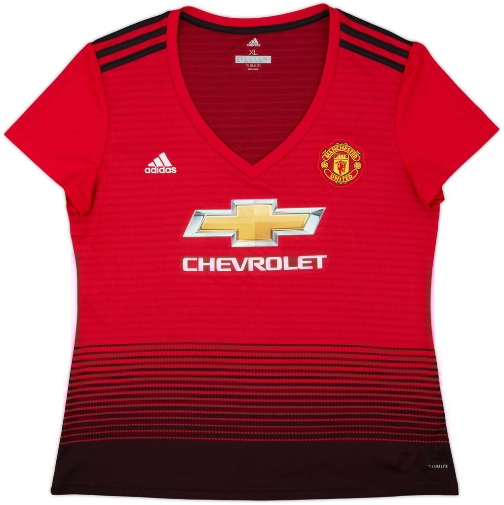 2018-19 Manchester United Home Shirt - 10/10 - (Women's XL)