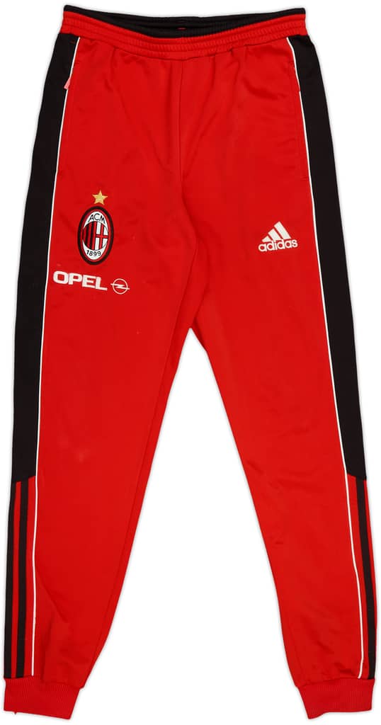 2000-01 AC Milan adidas Track Pants/Bottoms - 8/10 - (XL.Boys)