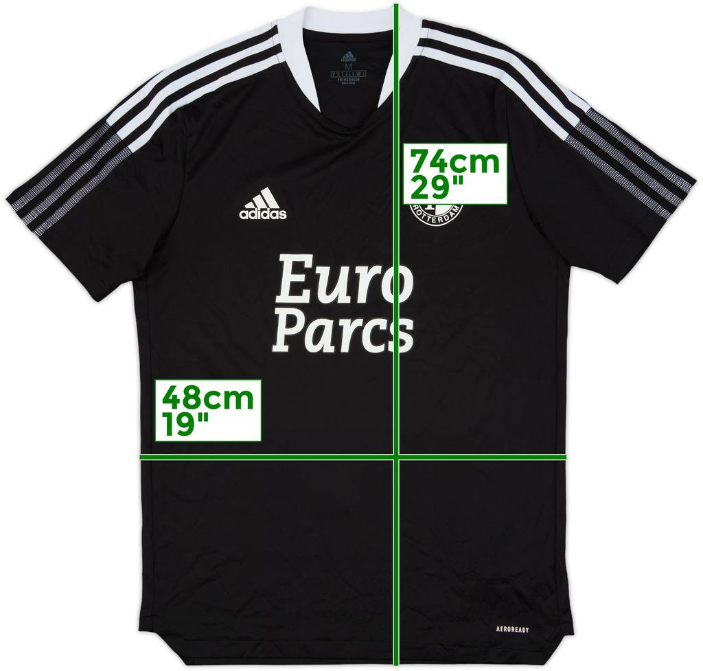 2021-22 Feyenoord adidas Training Shirt - 6/10 - (M)