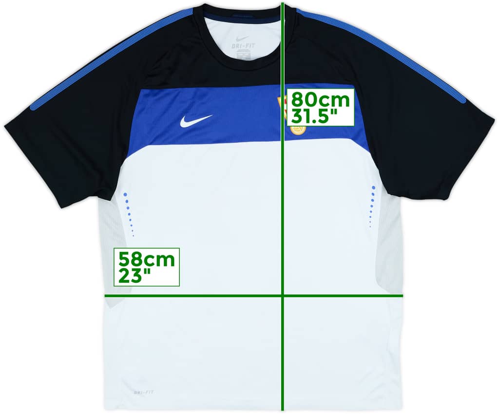 2010-11 Croatia Nike Training Shirt - 7/10 - (XL)