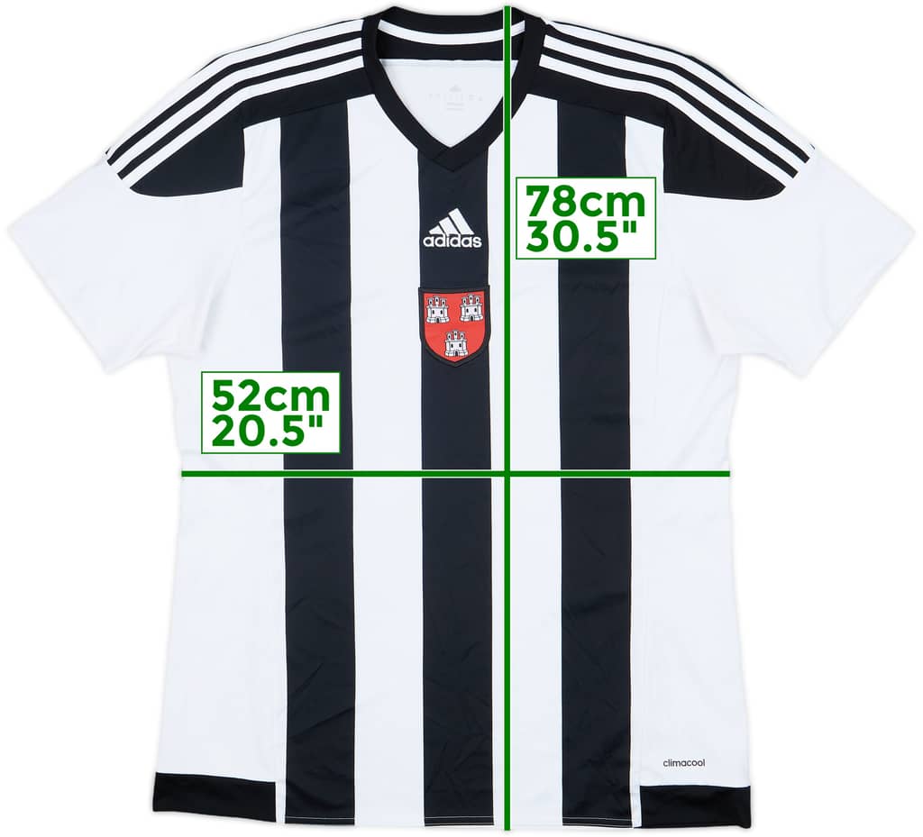2015-16 adidas Template Shirt - 7/10 - (L)