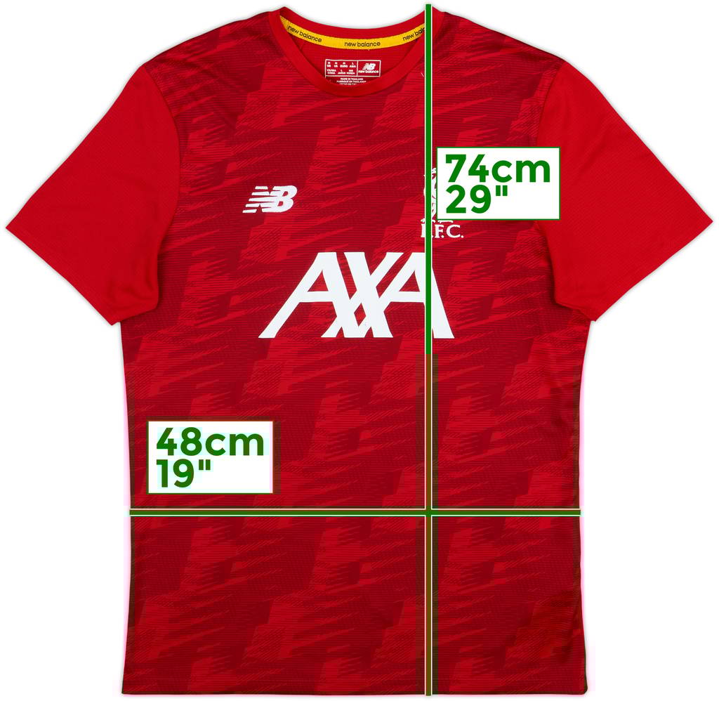 2019-20 Liverpool New Balance Training Shirt - 7/10 - (M)