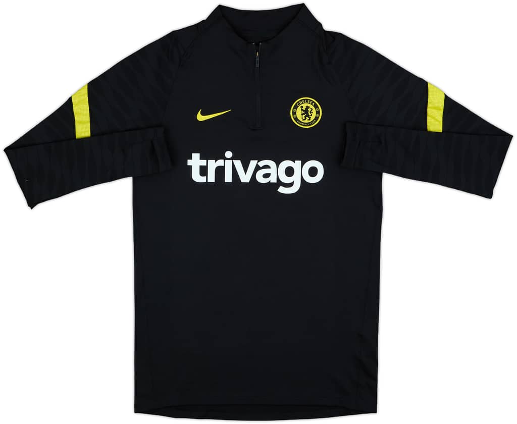 2021-22 Chelsea Nike 1/4 Zip Training Top - 7/10 - (S)