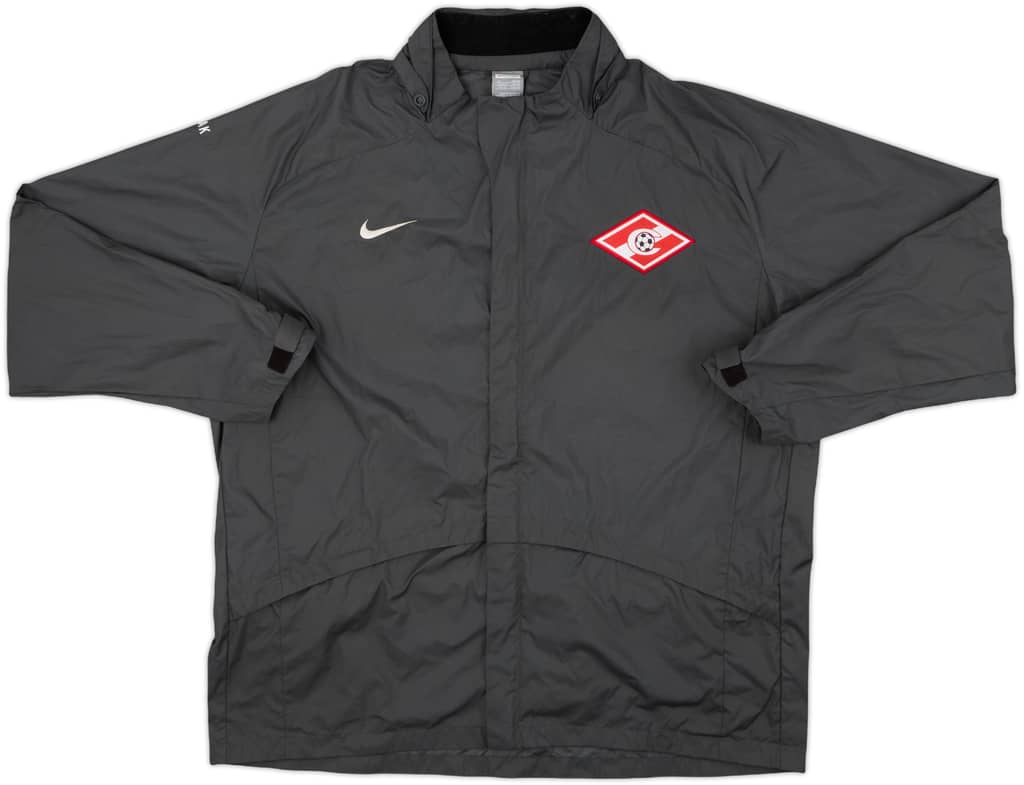 2007-08 Spartak Moscow Nike Hooded Rain Jacket - 6/10 - (XL)