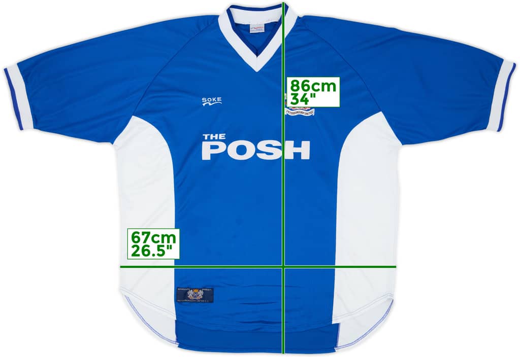 1999-00 Peterborough Home Shirt - 6/10 - (5XL)