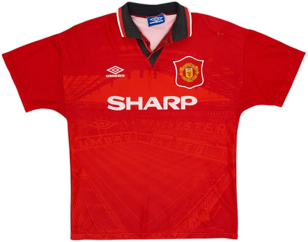 1994-96 Manchester United Home Shirt - 5/10 - (M)