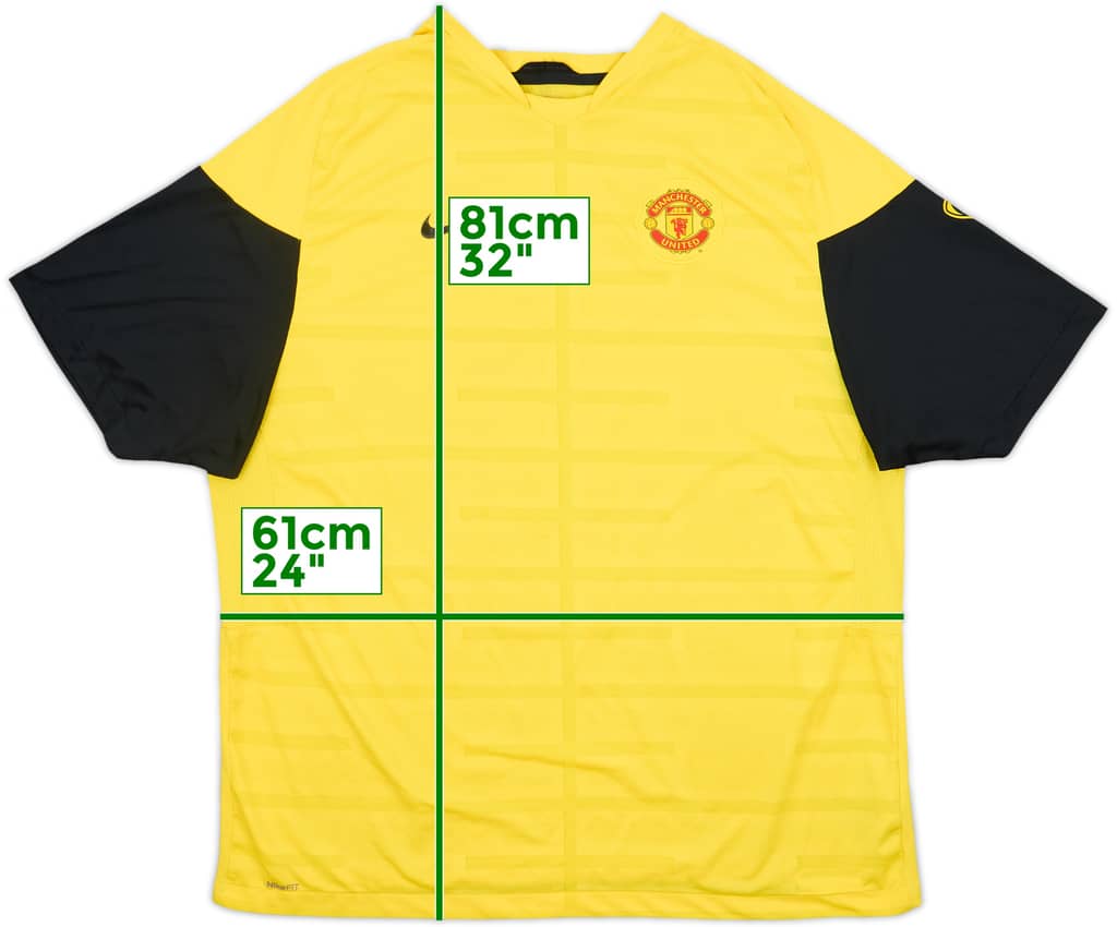 2009-10 Manchester United Nike Training Shirt - 8/10 - (XXL)