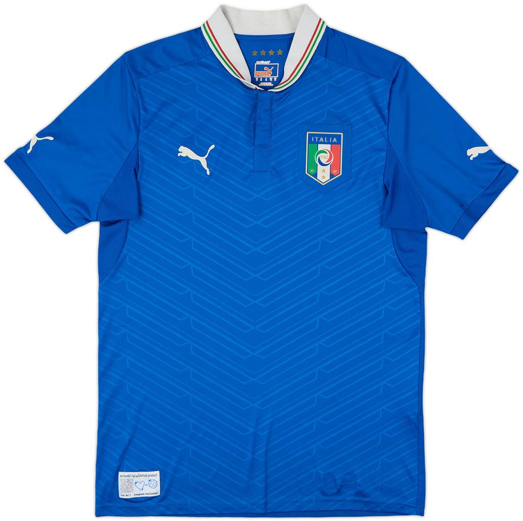 2012-13 Italy Home Shirt - 8/10 - (XXL)