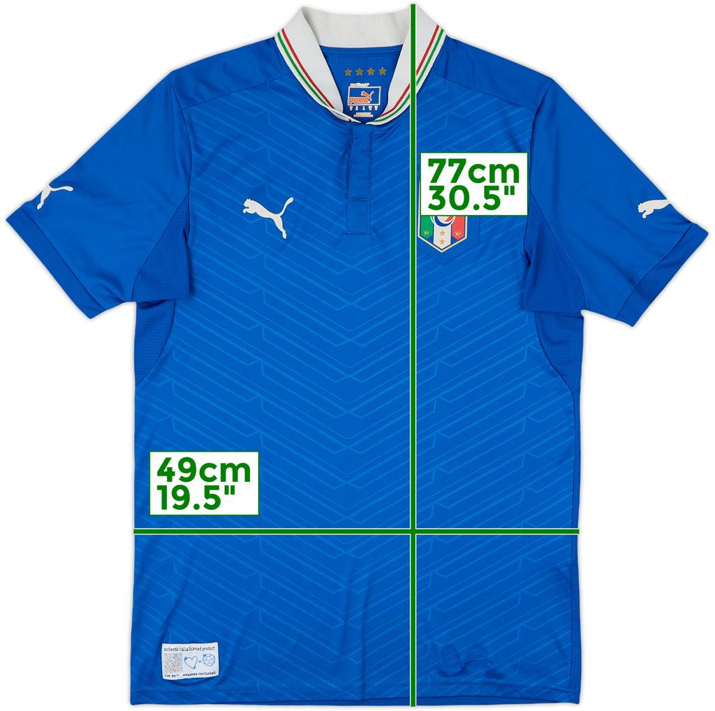 2012-13 Italy Home Shirt - 8/10 - (XXL)