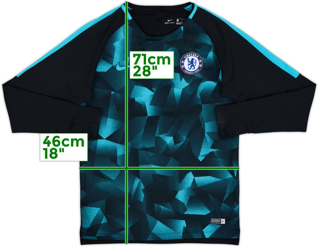 2017-18 Chelsea Nike Training L/S Shirt - 9/10 - (S)