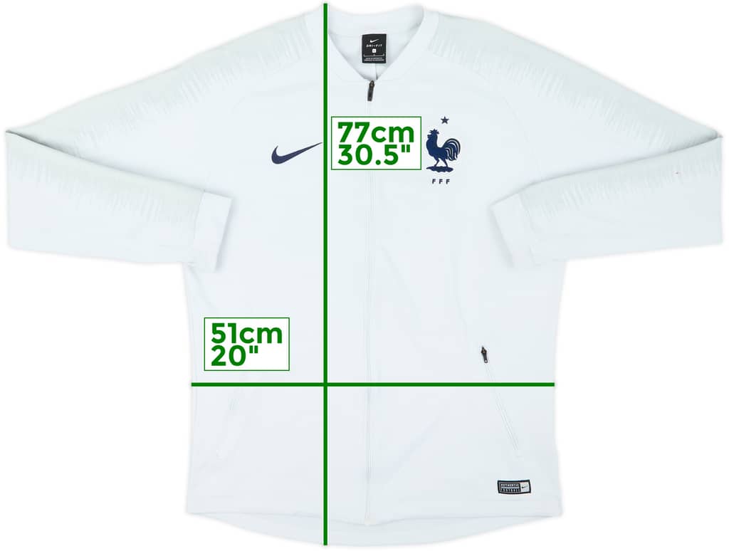 2018-19 France Nike Track Jacket - 7/10 - (L)