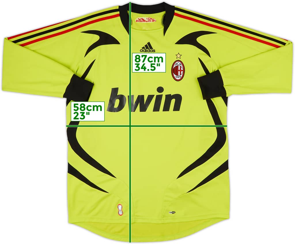 2007-08 AC Milan GK Shirt - 8/10 - (XL)