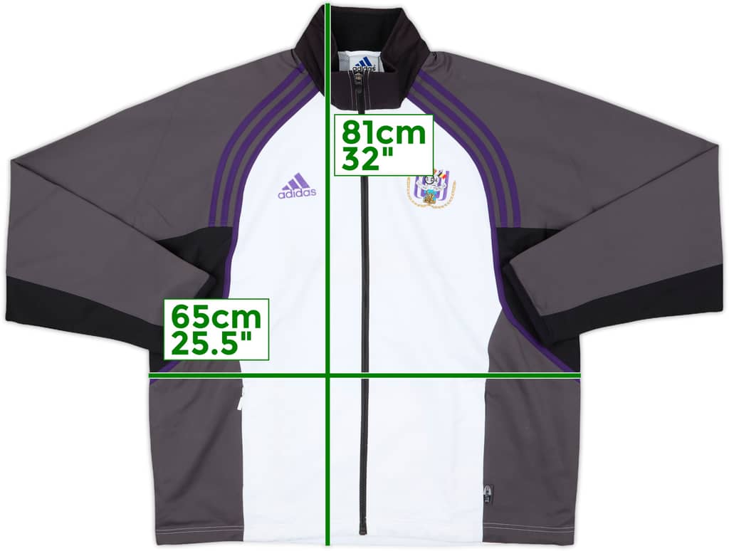 2000-01 Anderlecht adidas Track Jacket - 9/10 - (L/XL)