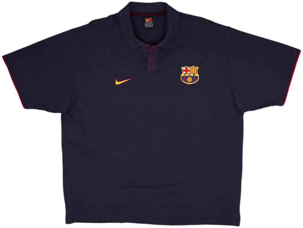 1998-99 Barcelona Nike Polo Shirt - 9/10 - (XXL)