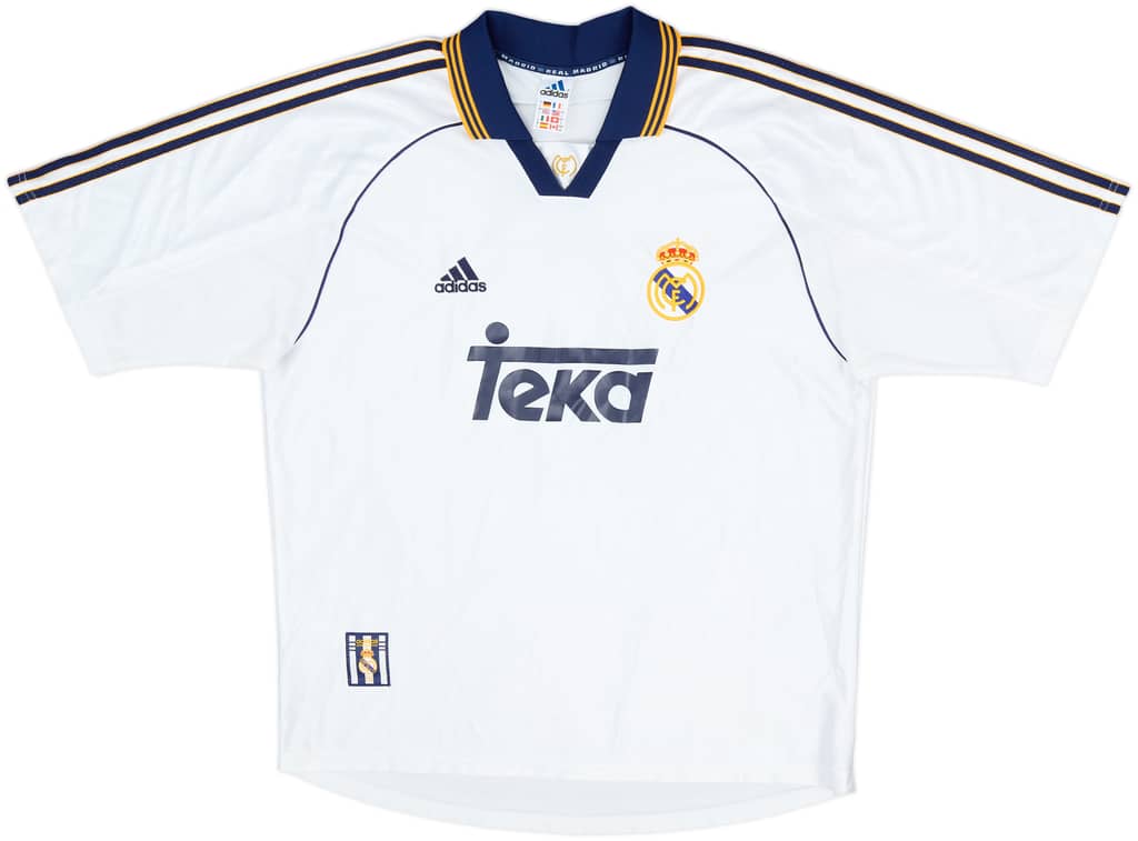 1998-00 Real Madrid Home Shirt Raul #7