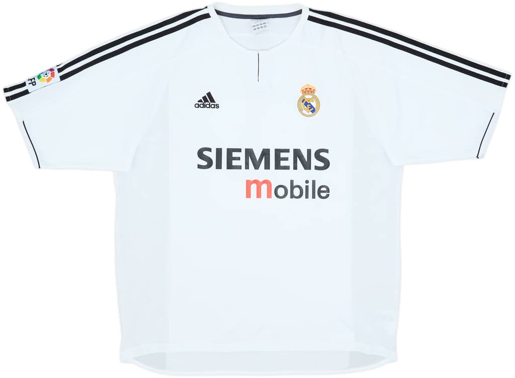 2003-04 Real Madrid Home Shirt Beckham #23 - 10/10 - (XL)