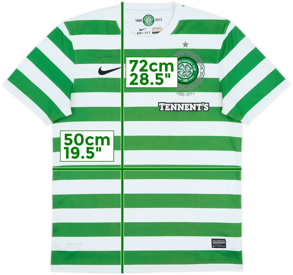 2012-13 Celtic '125th Anniversary' Home Shirt - 5/10 - (M)
