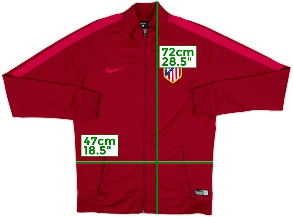 2016-17 Atletico Madrid Nike Track Jacket - 8/10 - (M)