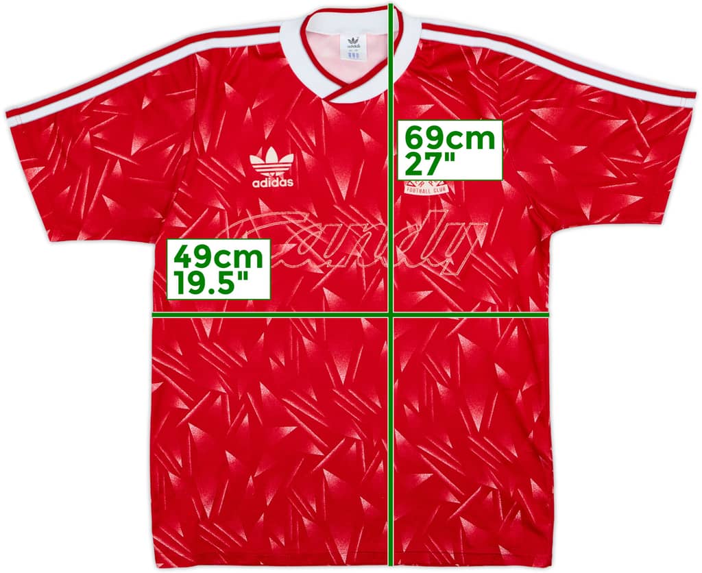 1989-91 Liverpool Home Shirt - 4/10 - (S/M)