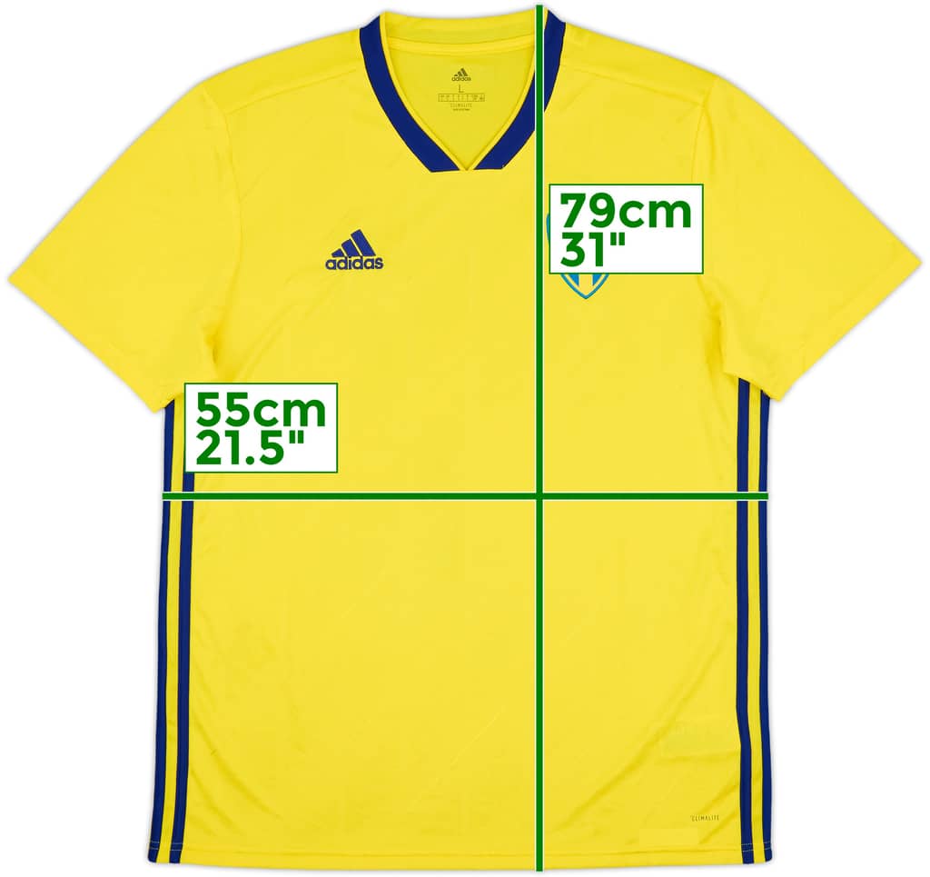 2018-20 Sweden Home Shirt - 8/10 - (L)