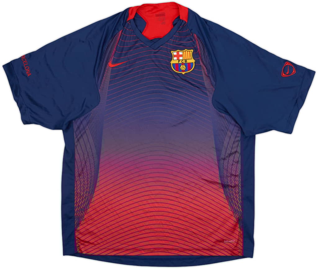 2006-07 Barcelona Nike Training Shirt - 8/10 - (L)