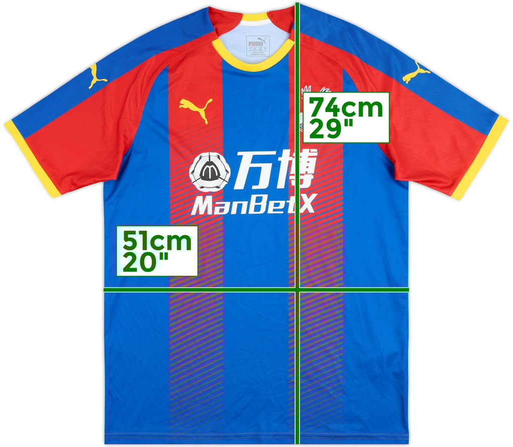 2018-19 Crystal Palace Home Shirt - 6/10 - (L)