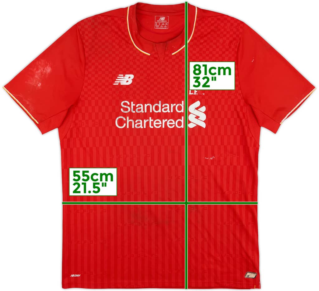 2015-16 Liverpool Home Shirt - 4/10 - (XL)