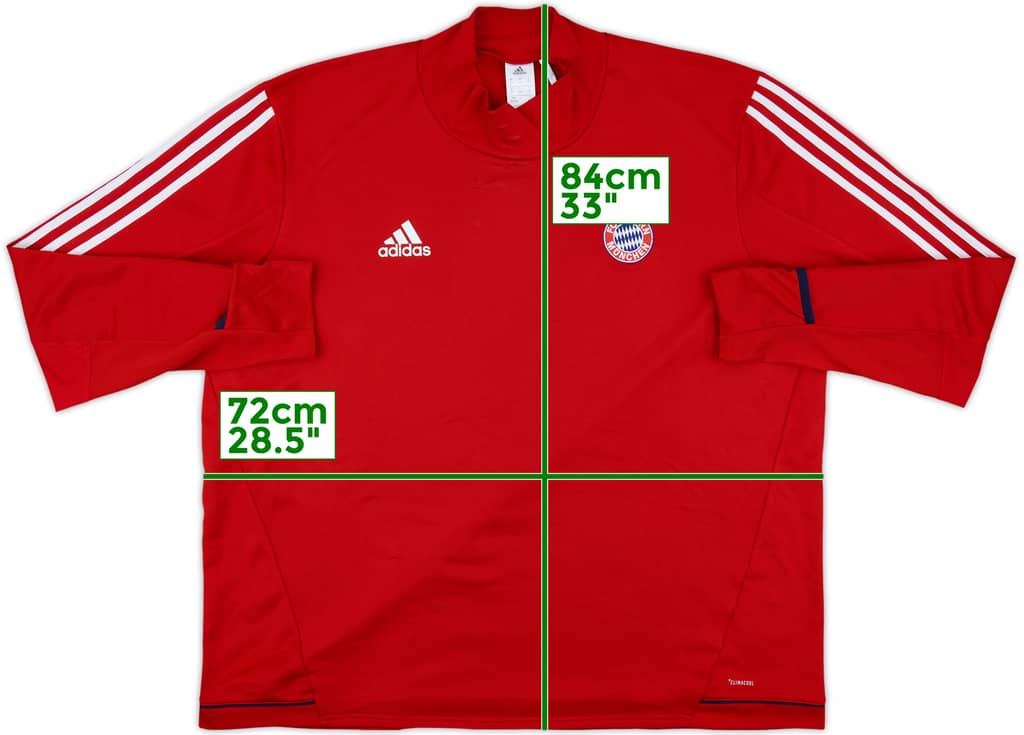 2017-18 Bayern Munich adidas Drill Top - 8/10 - (3XL)