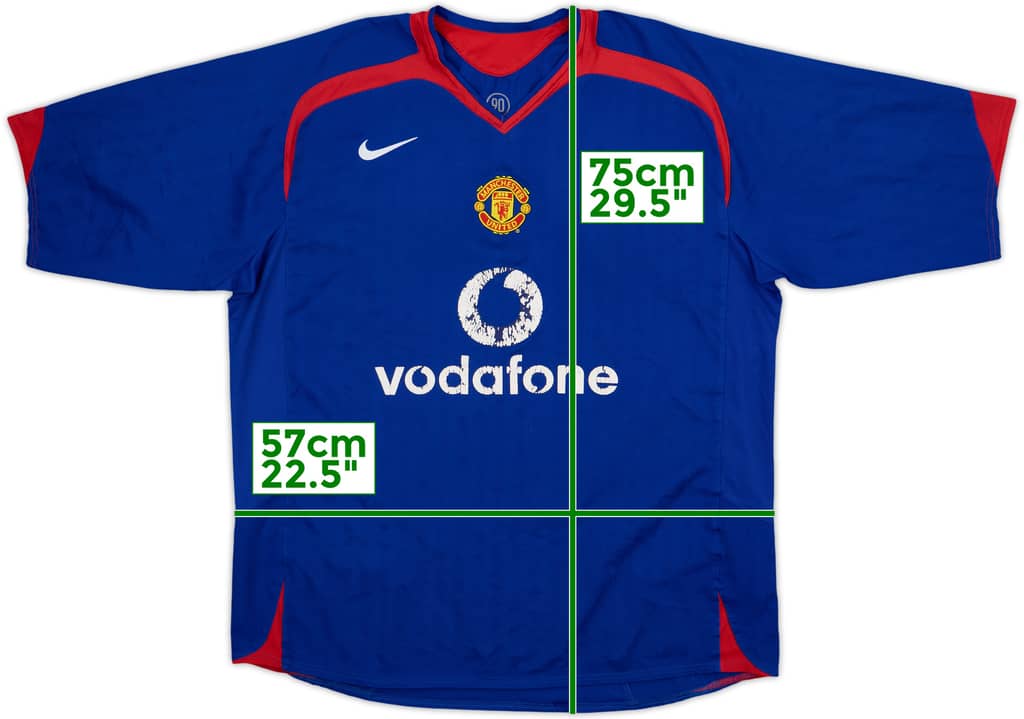 2005-06 Manchester United Away Shirt - 4/10 - (XL)