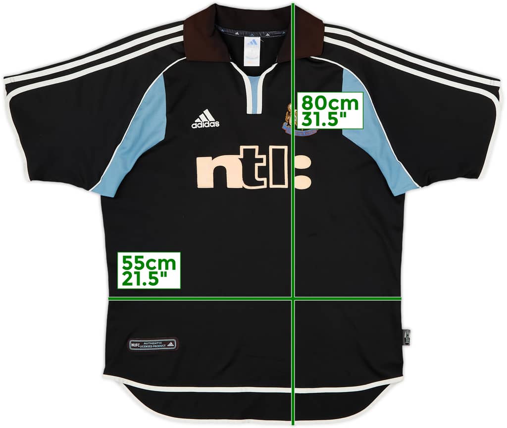 2000-01 Newcastle Away Shirt - 5/10 - (L)