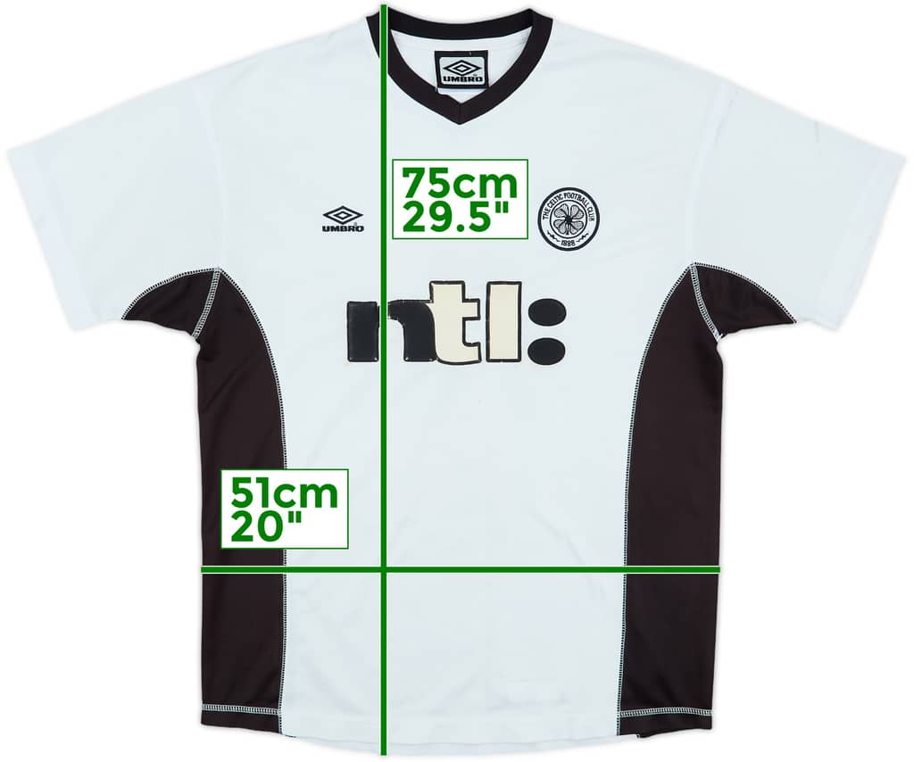 2000-01 Celtic Umbro Training Shirt - 6/10 - (M)