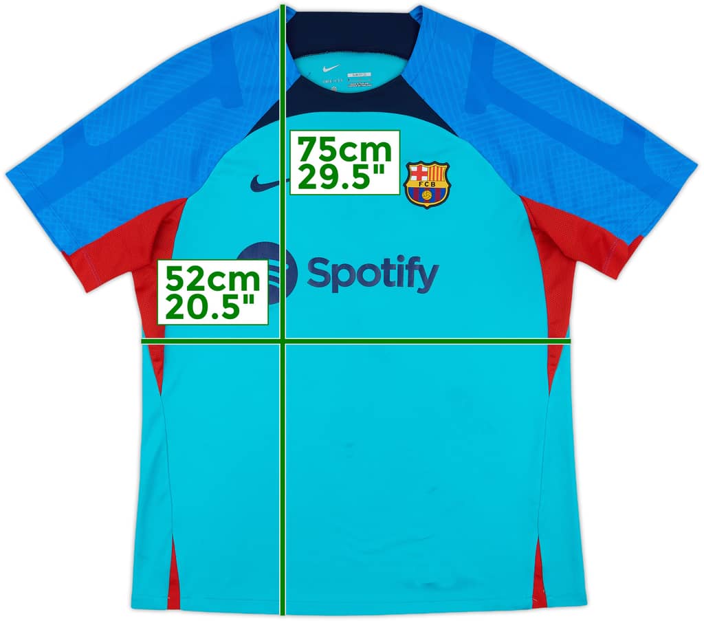2022-23 Barcelona Nike Training Shirt - 7/10 - (L)