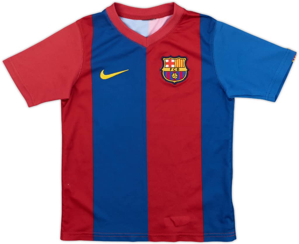 2006-07 Barcelona Basic Home Shirt - 8/10 - (6-7 Years)