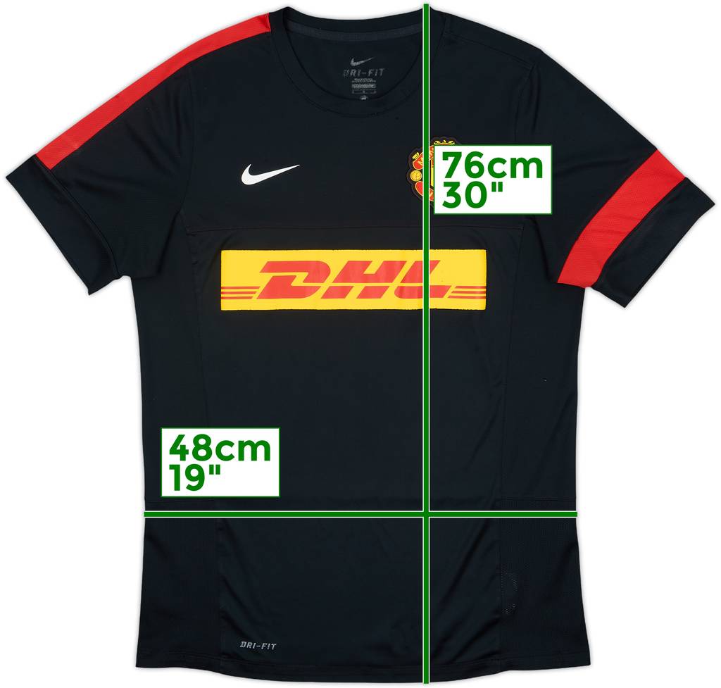 2012-13 Manchester United Nike Training Shirt - 6/10 - (M)