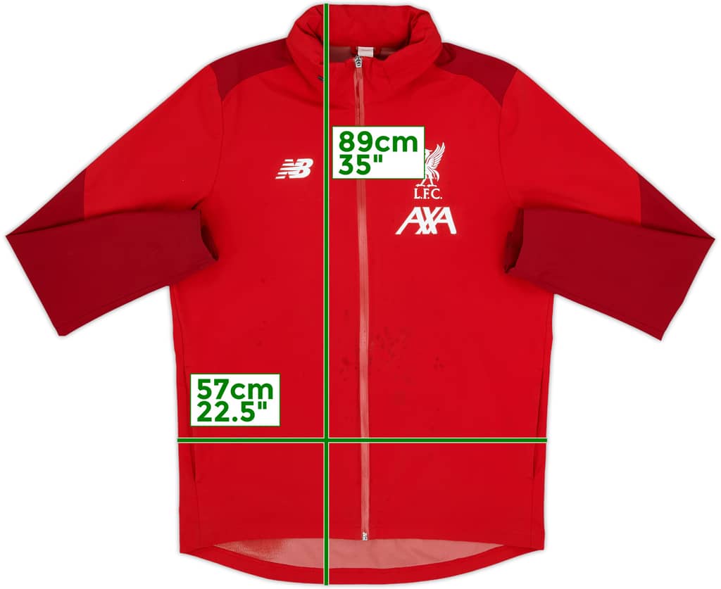 2018-19 Liverpool New Balance Hooded Track Jacket - 5/10 - (L)