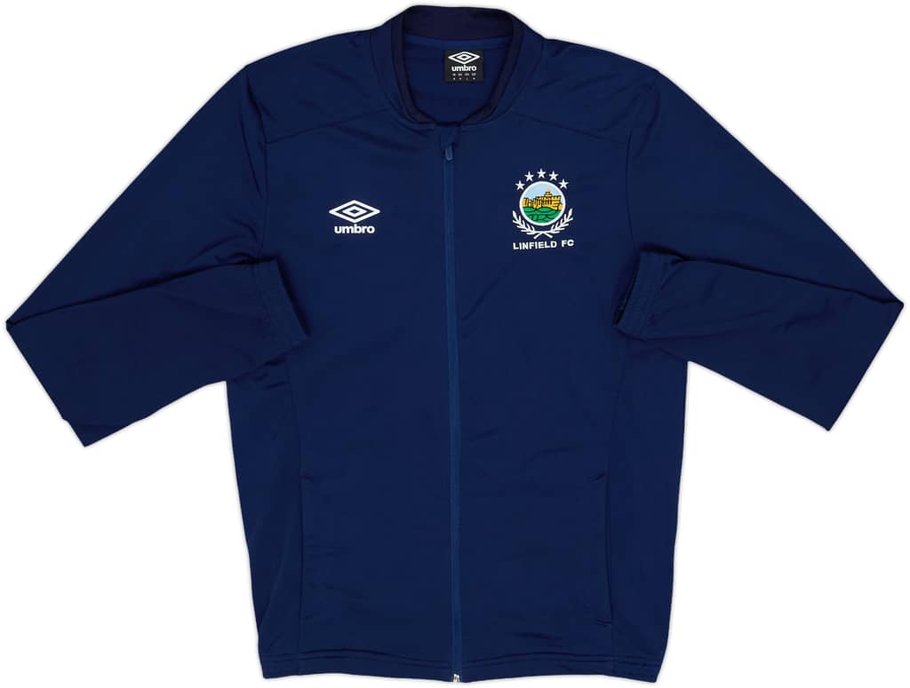 2019-20 Linfield Umbro Track Jacket - 8/10 - (M)