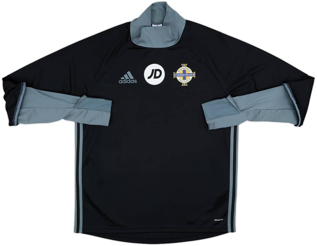 2015-16 Northern Ireland adidas Drill Top - 8/10 - (L)